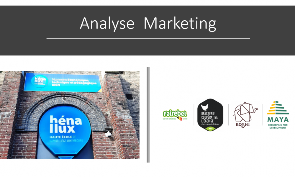 Études marketing sur 4 entreprises équitables réalisées par les étudiants de l'IESN Namur !