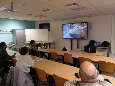 Mondelinge presentatie voor de kaasmakers van IFAPME in Villers-le-Bouillet (22/01/24).