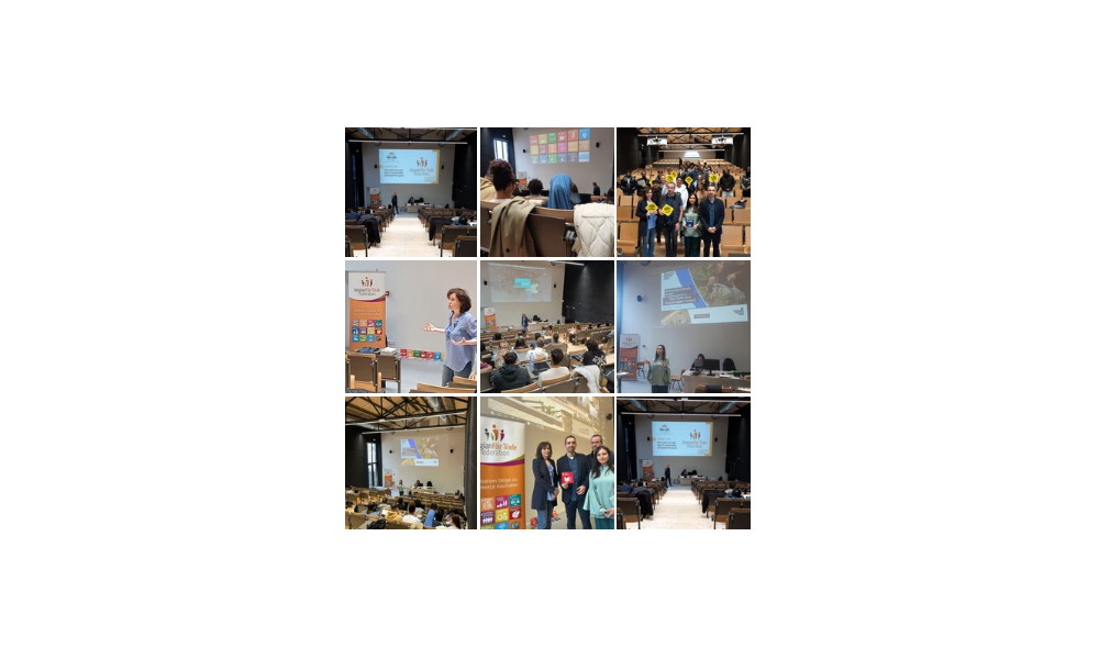 BFTF vergezeld door twee ambassadrices van het Europese Klimaatpact aan de Haute-École Condorcet in Charleroi ! (14/10/2024)