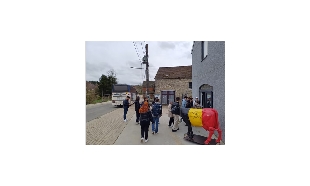 Visit to "Élevage de Presles" by 43 students from HELHA La Louvière (22/02/2024)