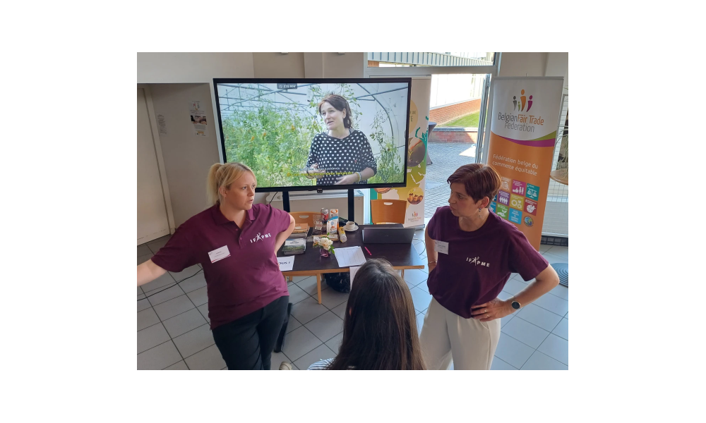 Bewustmakingsstands in de IFAPME-centra in Villers le Bouillet en Dinant (26/06/2024)