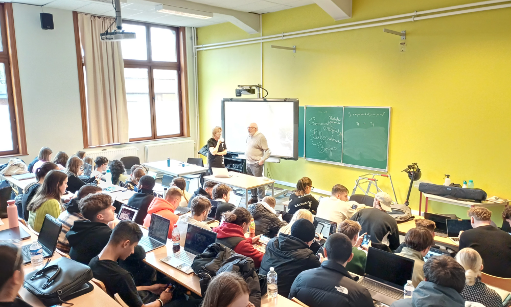 BFTF en Elecosy voor de Marketing studenten van de Hogeschool Condorcet in Bergen (10/11/2023)